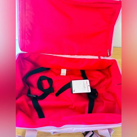 Kipling Aviana Suitcase S Travel Bag Rolling Carry-On Duffle & Luggage Lock Pink - Picture 4 of 12